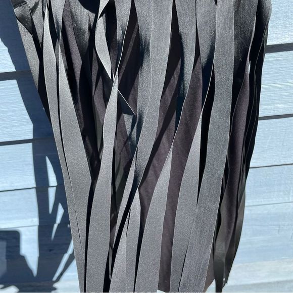 Stella McCartney black fringe dress size 42 6 - Picture 7 of 16